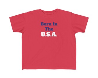 Toddler Born in the USA Tee