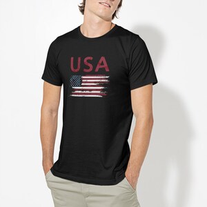 USA Grundge FlagTee