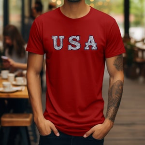 USA Cracked  Tee