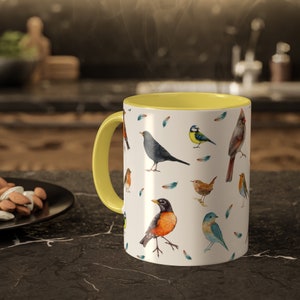 Bird Lover Colorful Mugs, 11oz - Nature Lover Gift - Housewarming Gift