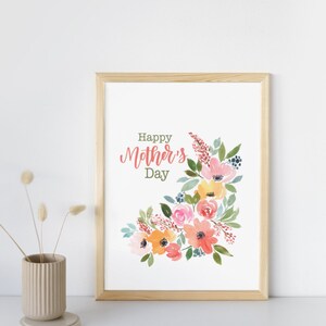 Mother&#39;s Day Wall Art Digital Print 8.5x11&quot; Instant Download - Keepsake For Mom - Wall Art Mother&#39;s Day Gift - Art Gift For Mom