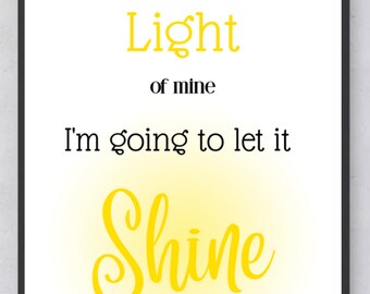 This Little Light of Mine Digital Print