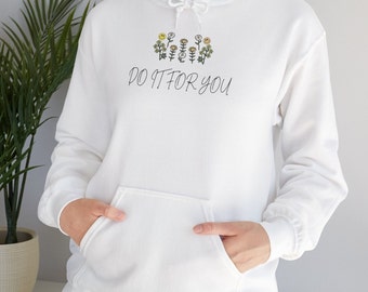 Doe het voor jou Unisex sweatshirt met capuchon