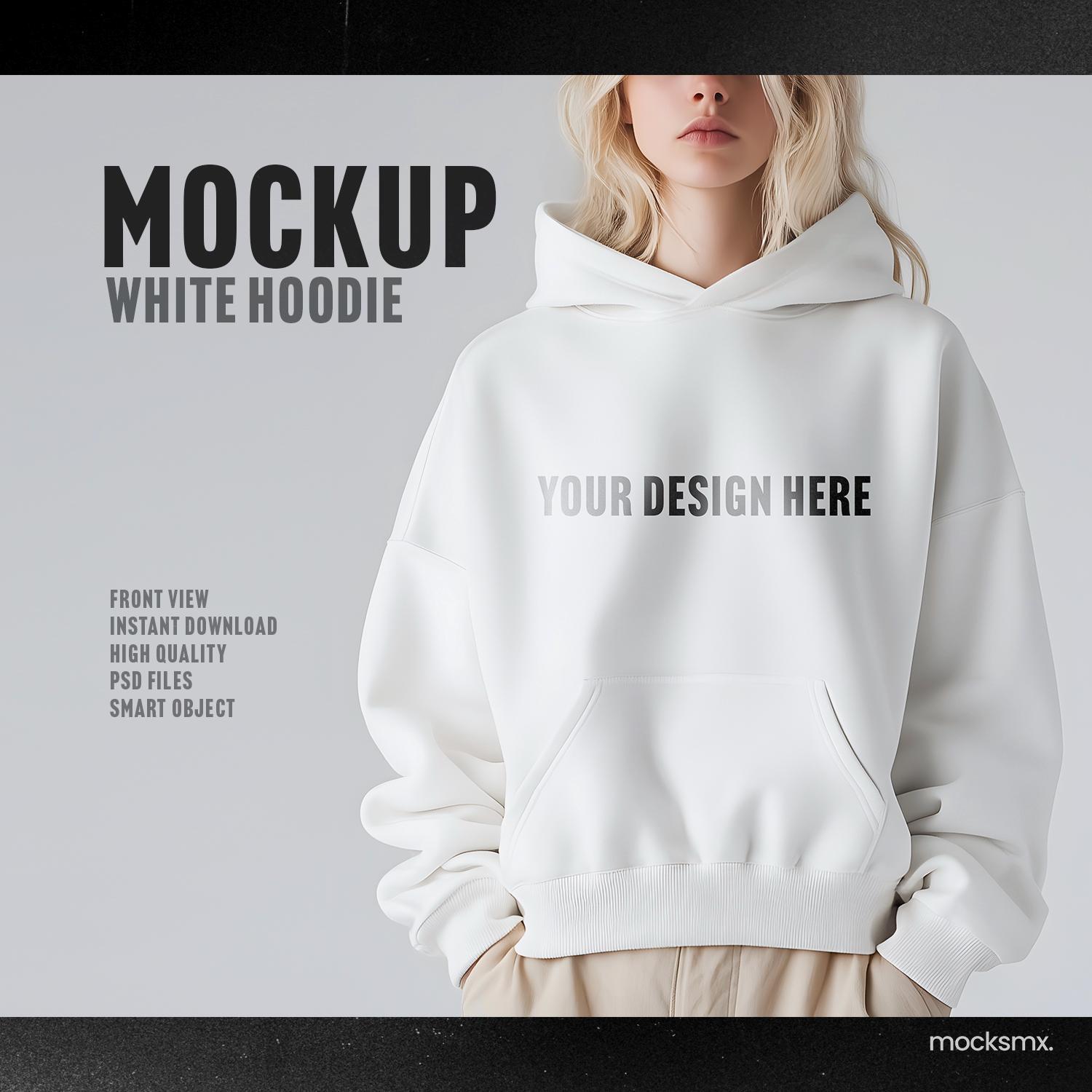 Hoodie Front White Hoodie Mockup Free Blank Hoodie Templates
