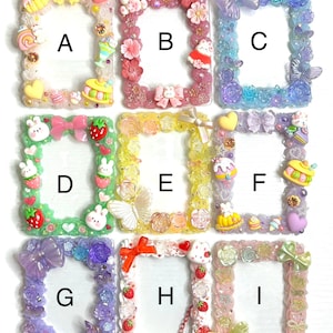 Decoden Toploader, Premade Design, Whipped Silicone Deco Toploader, Protective Case for Photocards
