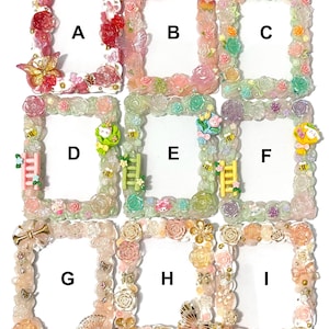 Decoden Toploader, Premade Design, Whipped Silicone Deco Toploader, Protective Case for Photocards