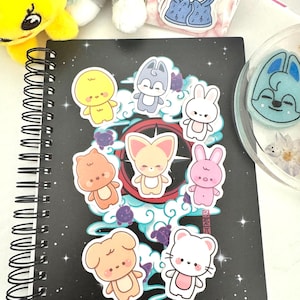 Stray Kids OT8 Baby Sticker Set