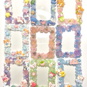 Decoden Toploader, Premade Design, Whipped Silicone Deco Toploader, Protective Case for Photocards