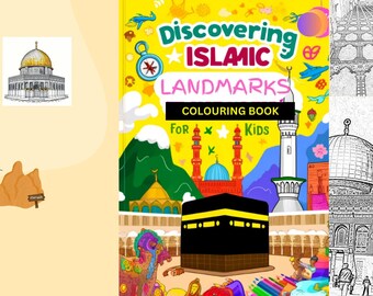 Discovering Islamic Landmarks I colouring book for kids