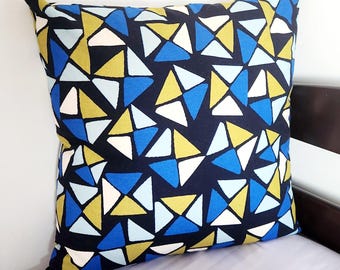African,  Geometric, Modern Throw Pillow Cover