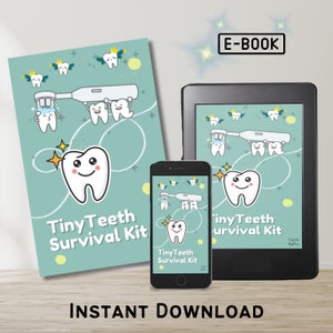 E-book Tooth Fairy Tooth Tracker para impressão, download instantâneo para pais e responsáveis