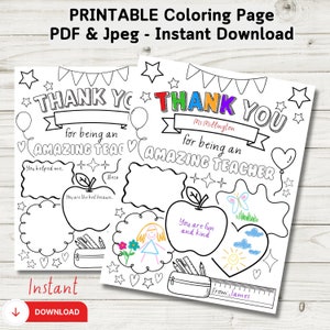 Printable Teacher Appreciation Week Gift - Teacher Thank You Gifts ...