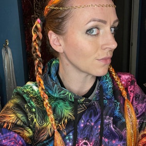 gold forehead chain