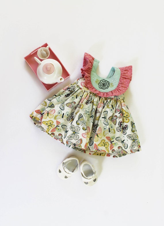 18 Inch Doll Clothes Dress Butterfly Dress With Hand Etsy