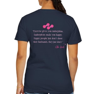 Elle Woods Inspired Comfort Colors T-Shirt, Legally Blonde Tee, Gym Bestie or Attorney Gift with funny Legally Blonde inspired quotes