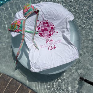 Elle Woods &quot;Pink Pony Club&quot; inspired Comfort Colors T-Shirt