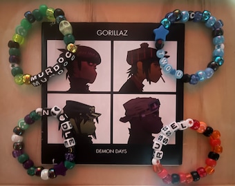 Gorillaz inspired bracelets