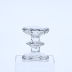 Iittala (Finland) "Festivo" candlestick one ring by designed by Timo Sarpaneva