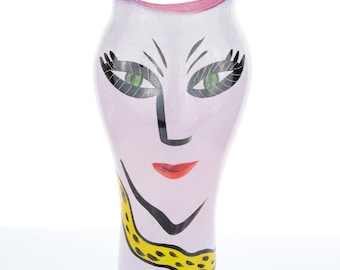 Vintage Kosta Boda Crystal Vase: Signed Göran Wärff 