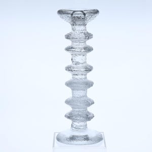 Iittala (Finland) &quot;Festivo&quot; candlestick six rings designed by Timo Sarpaneva
