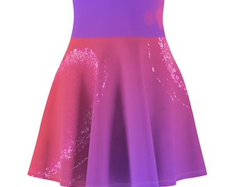 Women's Heart Skater Skirt (AOP)