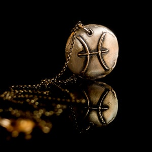 Pisces Necklace, Pisces Jewelry, Pisces Pendant, pisces gift, pisces symbol, pisces zodiac, star sign necklace, star sign jewelry, zodiac