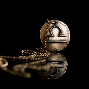 Libra Necklace, Libra Jewelry, Libra Pendant, zodiac jewelry, astrology jewelry, starsign jewelry. tarot necklace
