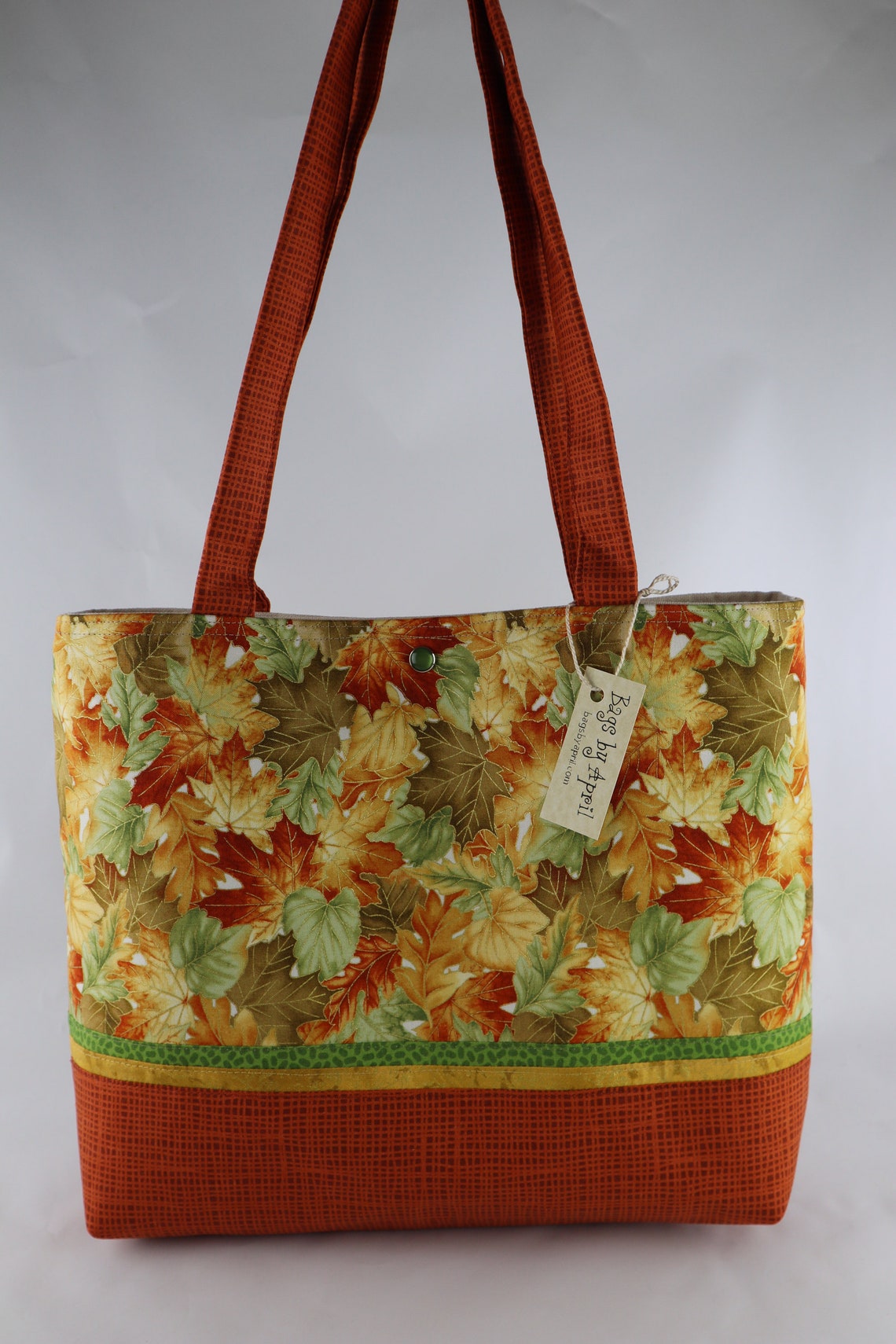 Autumn Leaves Shoulder Bag Purse Fall Colors handbag tote Etsy