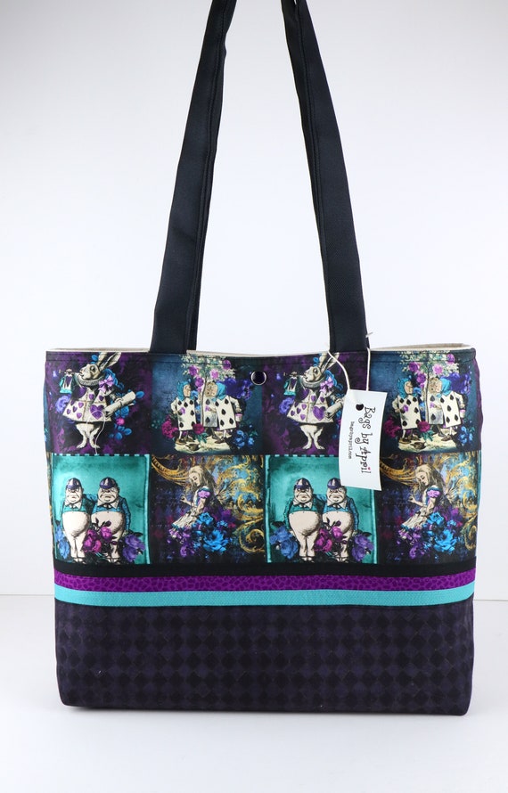 Alice in wonderland bag, Alice in wonderland shoulderbag, Al