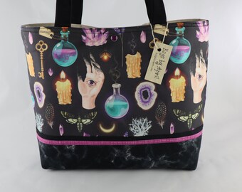 Witchcraft Shoulder Bag Purse Witchy Magic Handbag tote Bags by April