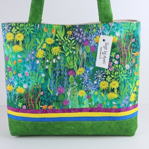 Celebrate Weeds Shoulder Bag Purse Spring Wildflowers handbag tote