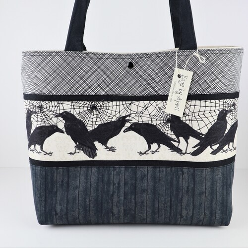 Nevermore Shoulder Bag Purse Gothic Raven Handbag Halloween Etsy