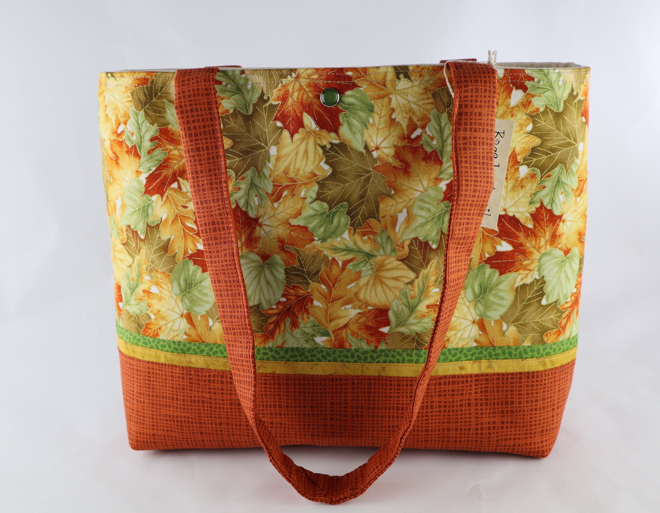 Autumn Leaves Shoulder Bag Purse Fall Colors handbag tote Etsy