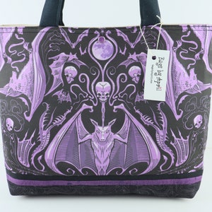 Bolso de hombro con forma de murciélago vampiro, bolso de mano espeluznante de Halloween, bolso de mano con murciélagos y calaveras