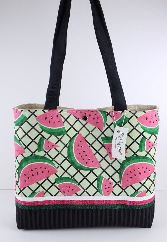 Watermelon Slices Shoulder Bag Purse Summer Picnic Handbag Tote Etsy Ireland