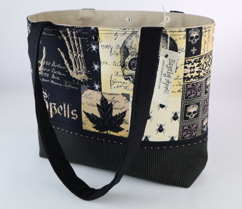 Gothic Spells and Potions Shoulder Bag Halloween Skull purse Etsy