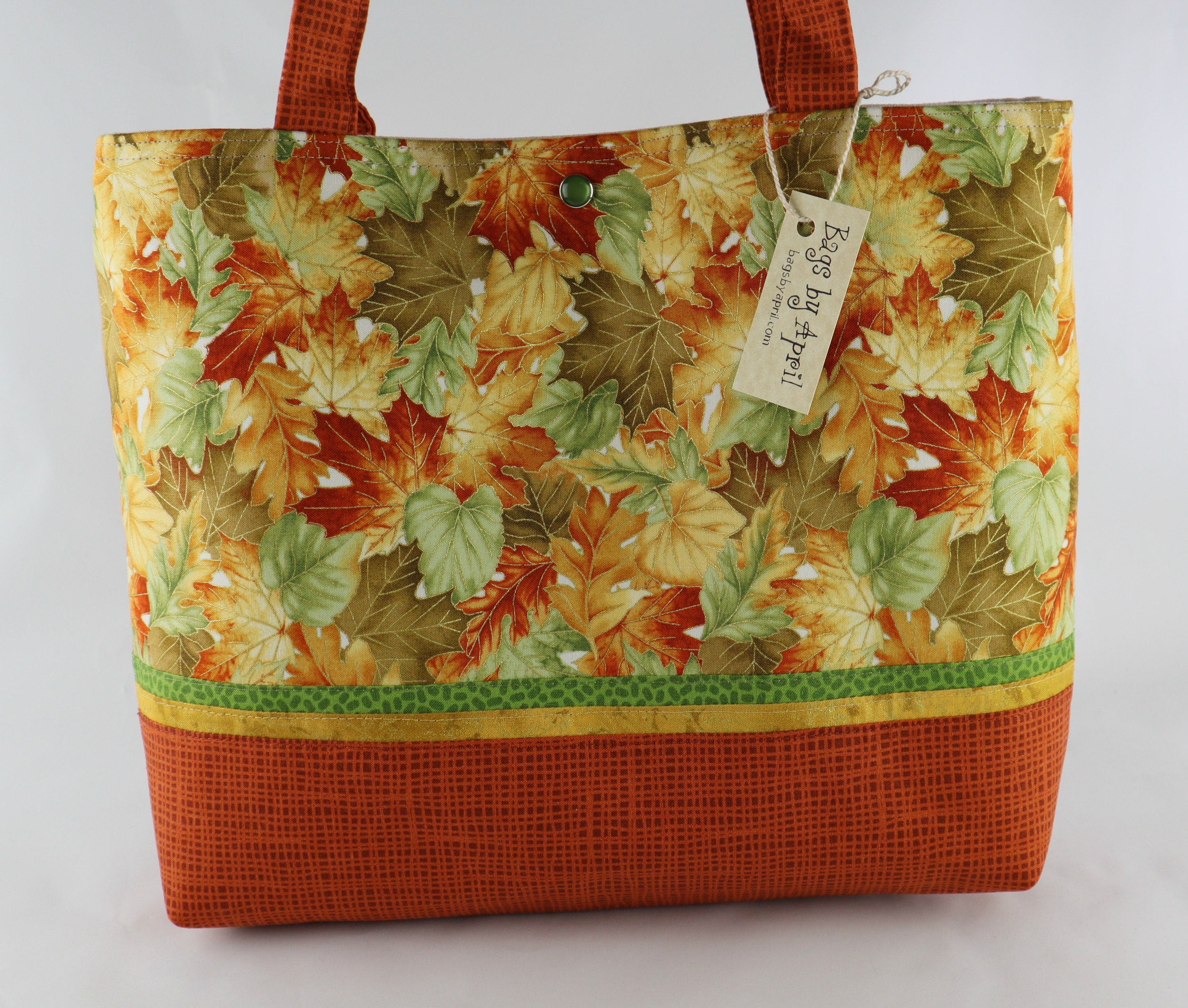 Autumn Leaves Shoulder Bag Purse Fall Colors handbag tote Etsy