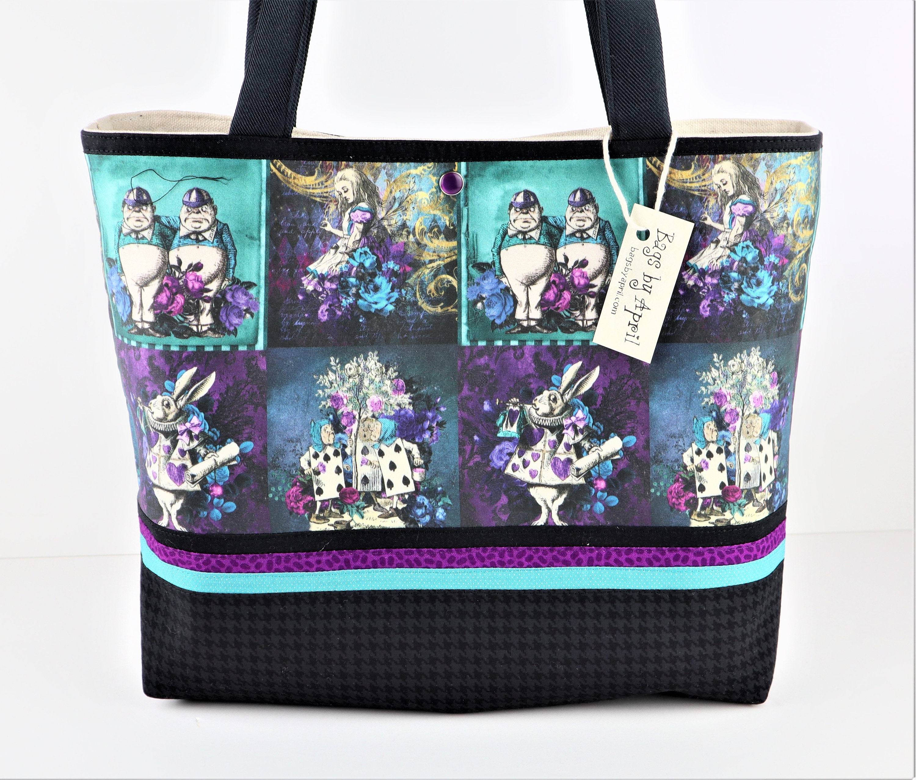 Alice in Wonderland Shoulder Bag purse White Rabbit handbag | Etsy