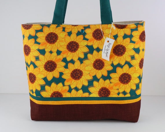 Sunflower tote purse hotsell