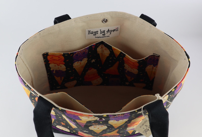 Spooky Ice Cream Shoulder Bag Purse Halloween Treats Handbag image 8