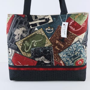 Spell Books Shoulder Bag Grimoire Purse Gothic Halloween Witchy tote Witchcraft handbag