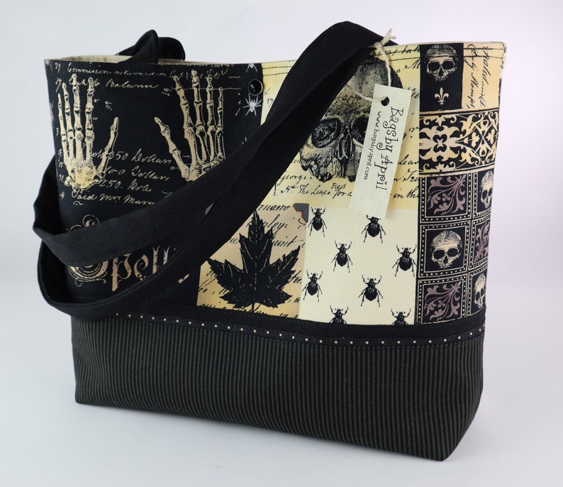 Gothic Spells and Potions Shoulder Bag Halloween Skull purse Etsy