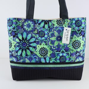 Midnight Garden Shoulder Bag Purse Magical Summer handbag Bohemian Floral Tote