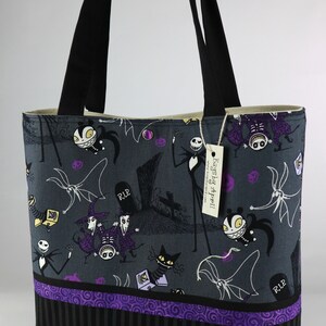 nightmare before christmas tote bag