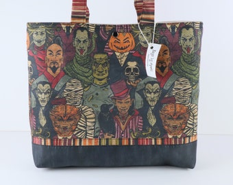 Monster Mash Shoulder Bag Purse Classic Scary Monsters Handbag tote Halloween