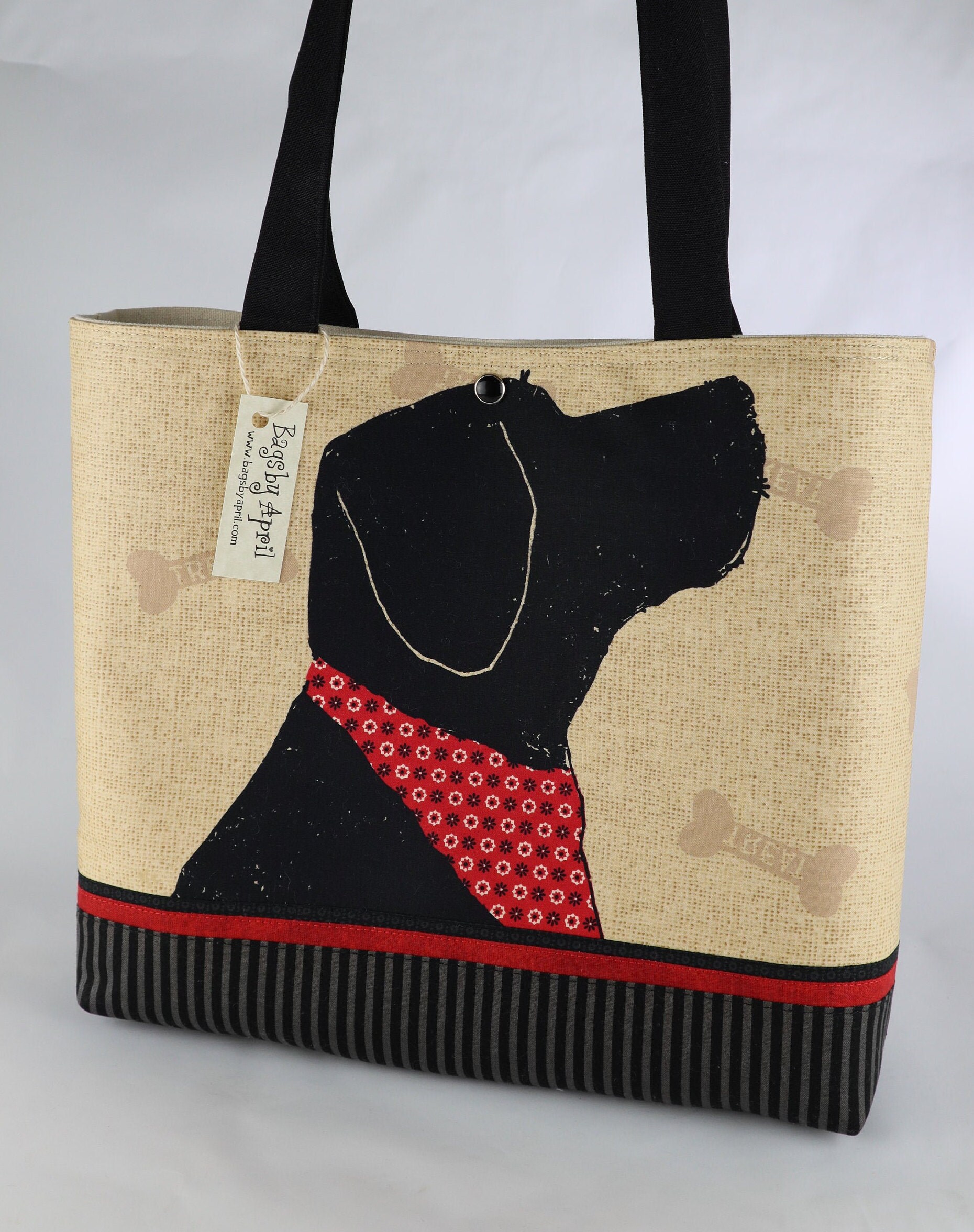 Black Lab Dog Shoulder Bag Purse SO DANG CUTE Tote Wait Till You