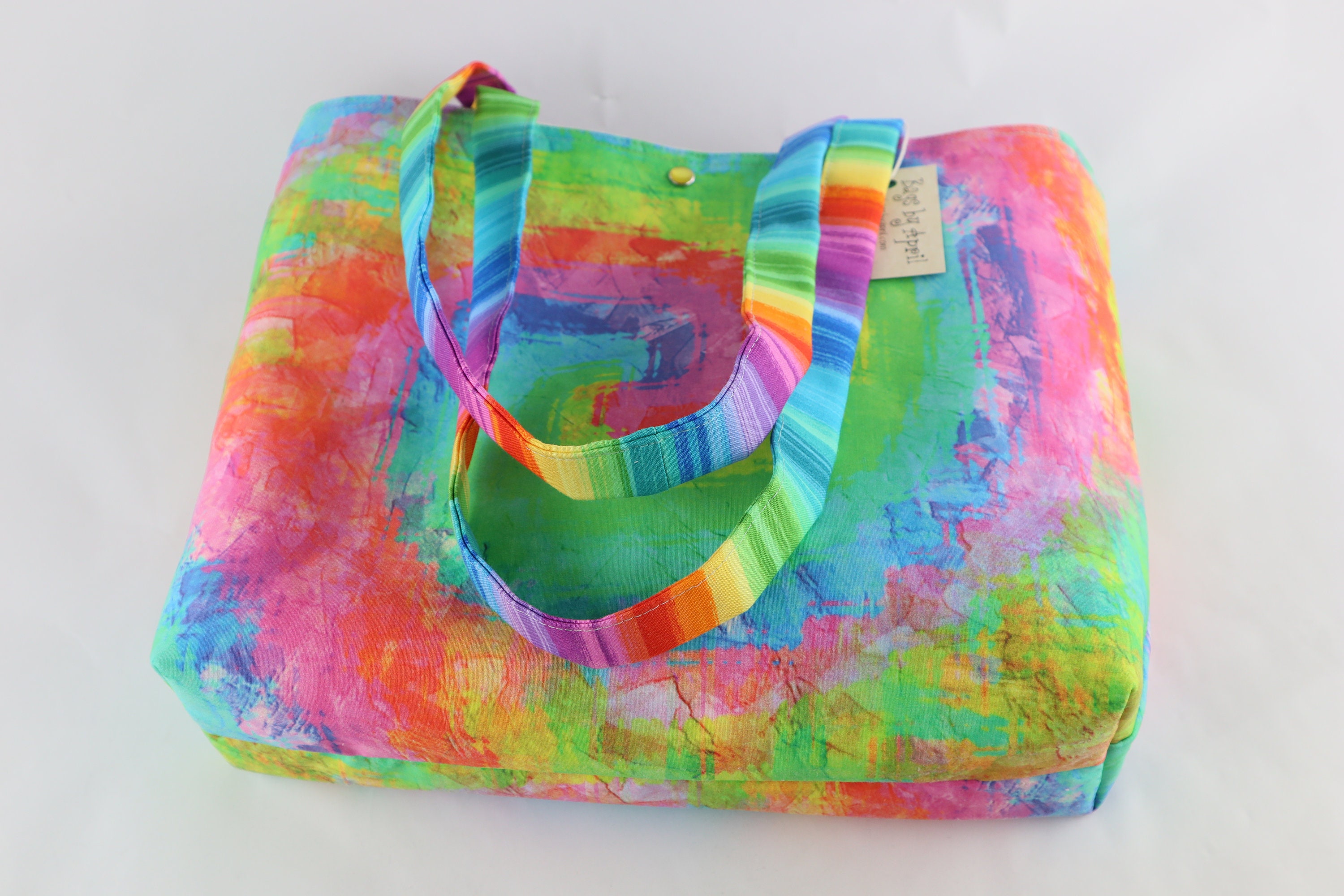 Tie Dye Shoulder Bag purse Rainbow Swirl Handbag Bohemian Tote Etsy