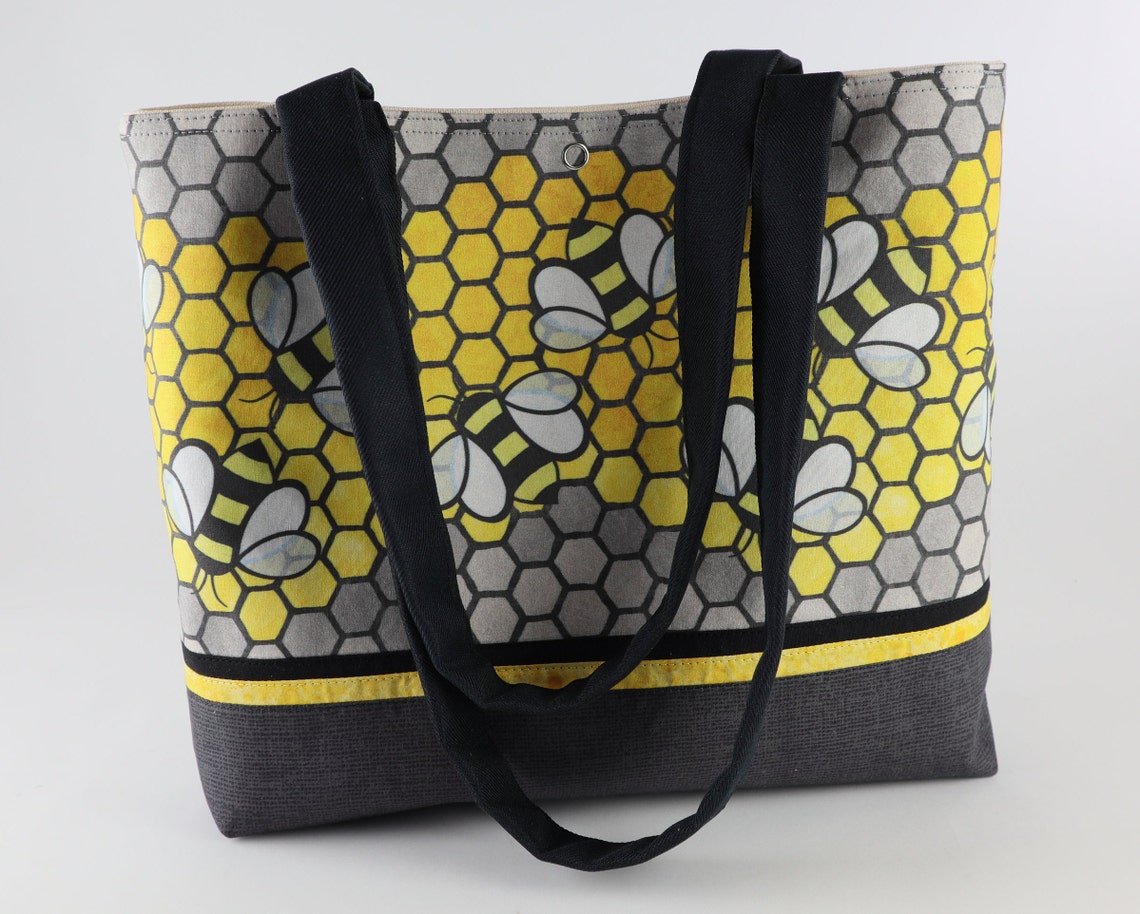 Honey Bee Shoulder Bag Purse tote Beehive handbag Etsy
