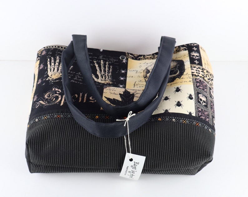 Gothic Spells and Potions Shoulder Bag Halloween Skull Purse Etsy