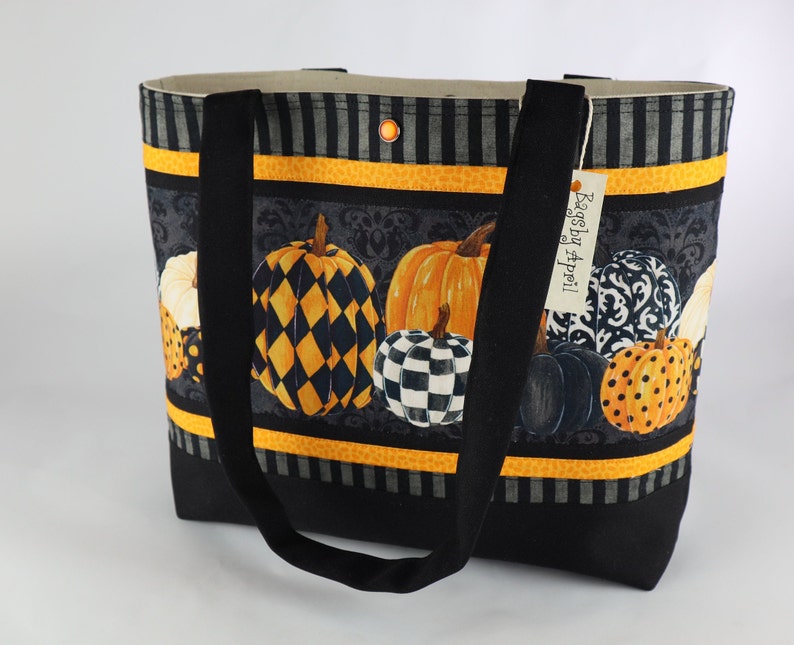 Halloween Shoulder Bag Pumpkin Handbag purse Fall Harvest tote
